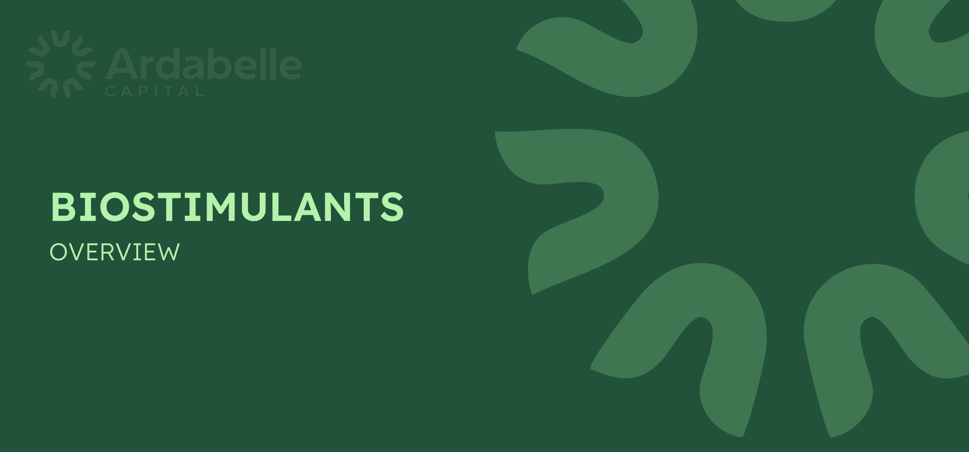 Biostimulants: Rebuilding Agriculture from the Root Up